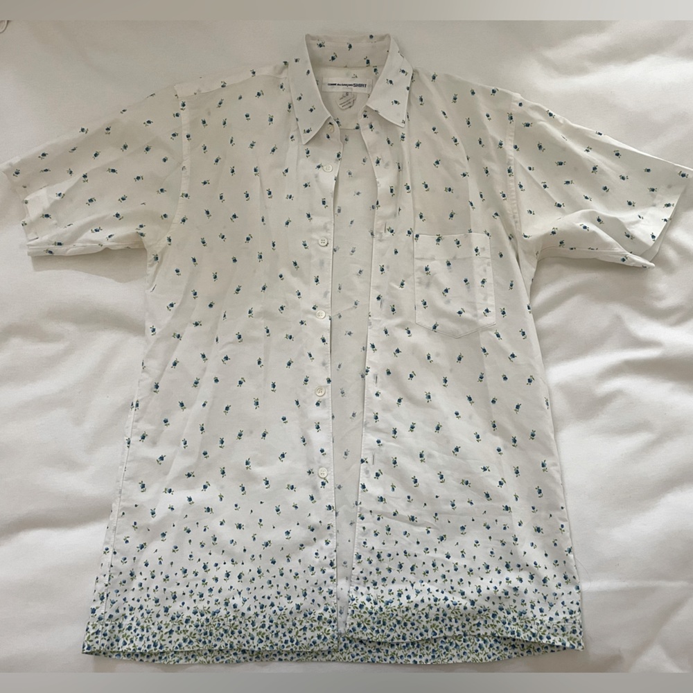 Vintage Comme de Garçons Men’s Floral Shirt